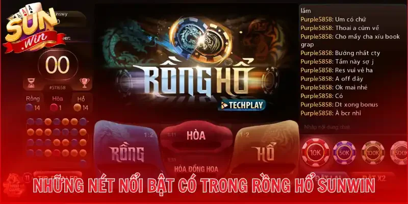 Những nét nổi bật có trong Rồng Hổ Sunwin
